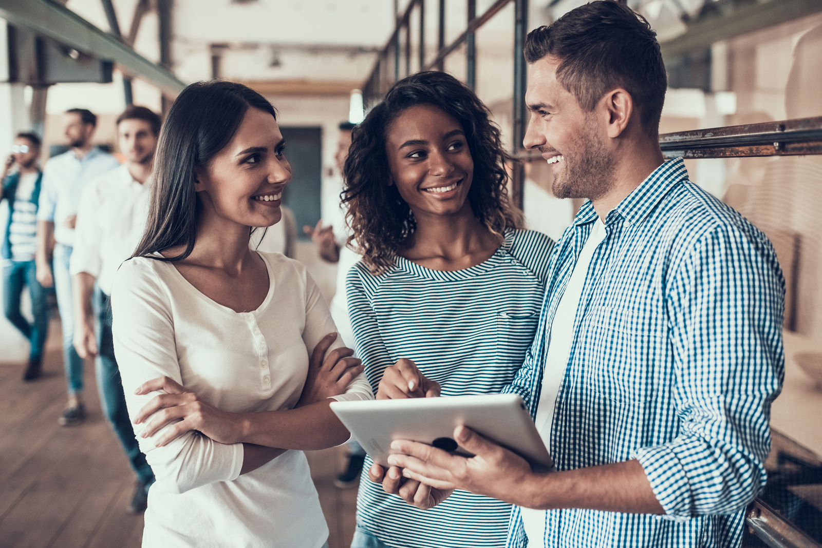 young business team advocacy tutor